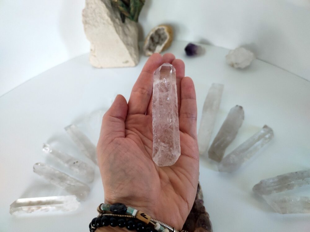 medytacja z kryształem